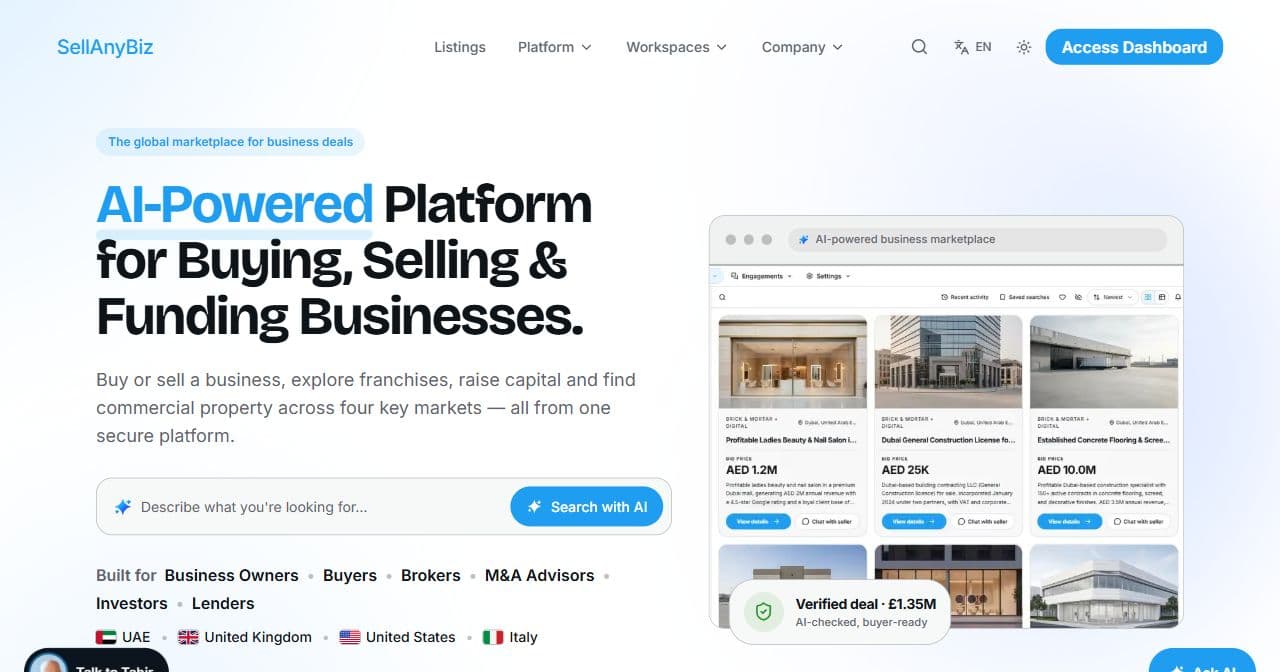 1. Start from SellAnyBiz