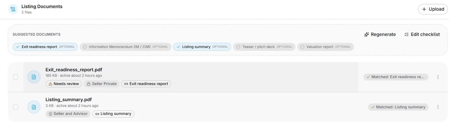 2. Check document version and visibility