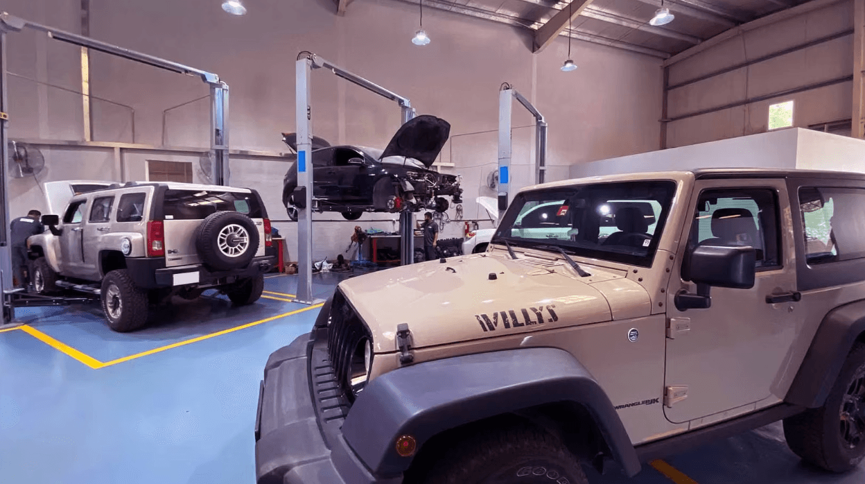 Established Luxury Auto Repair Workshop in Dubai