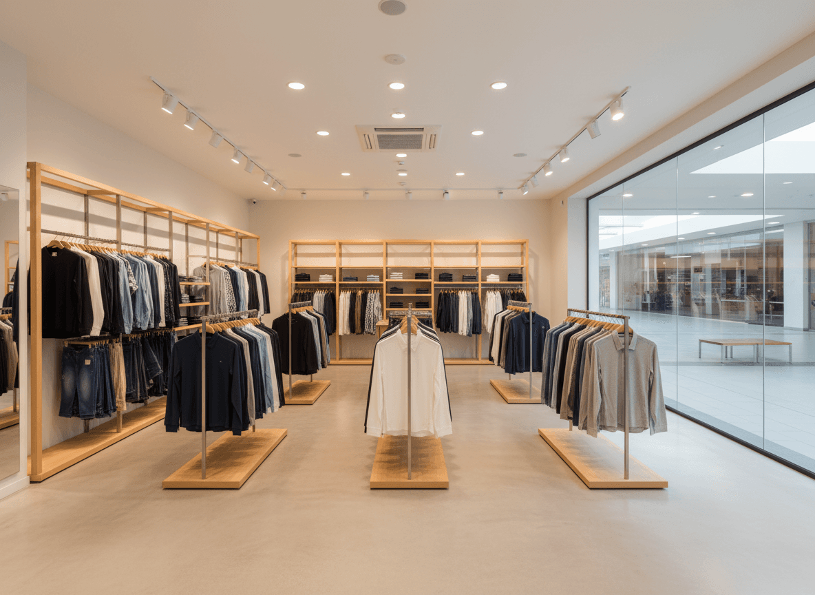 Men's Apparel & Footwear Retail Shop in Dubai